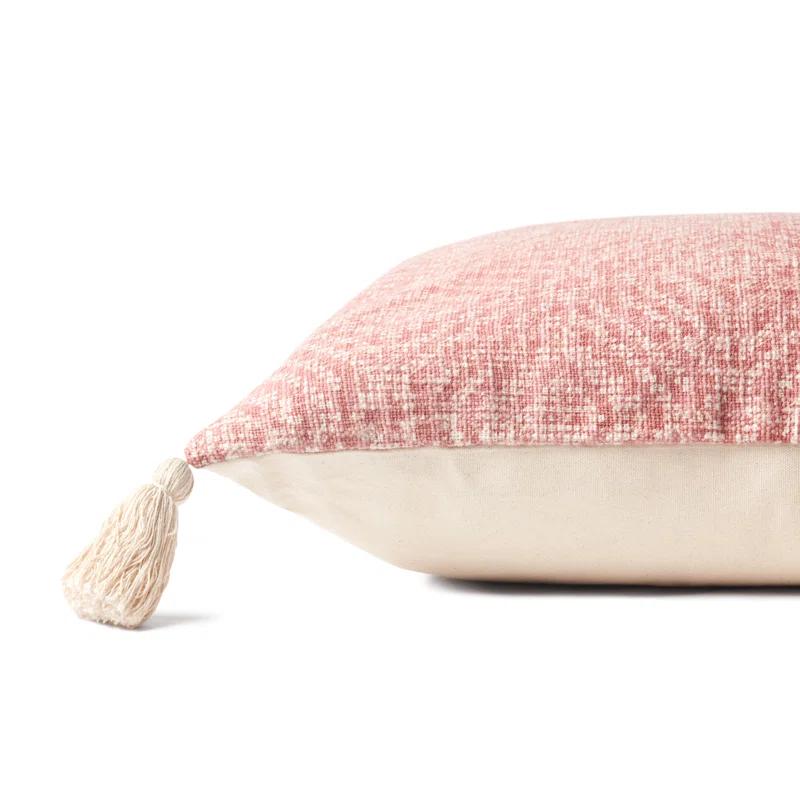 Loloi Rugs Tassels Cotton Throw Pillow
