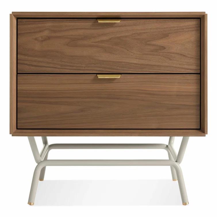 Blu Dot Dang 25'' W Metal Nightstand