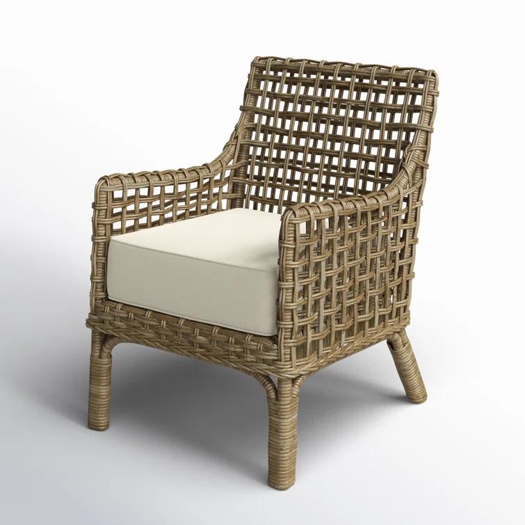Bali Contemporary Kubu Rattan Arm Chair