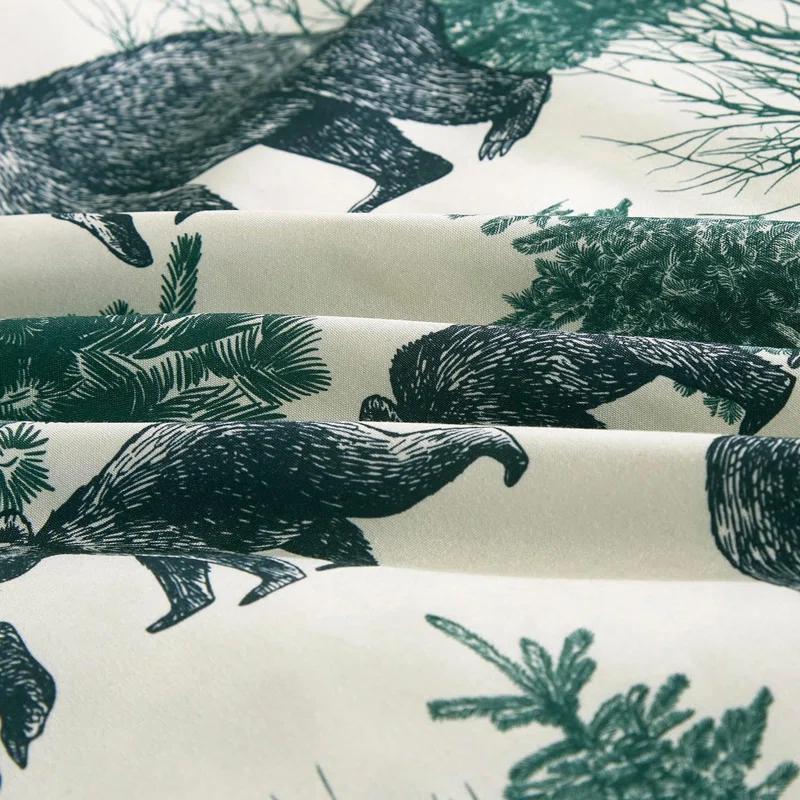 Chezmoi Collection Southwestern Cabin Lodge Bedding 7-Piece Bear Comforter Set