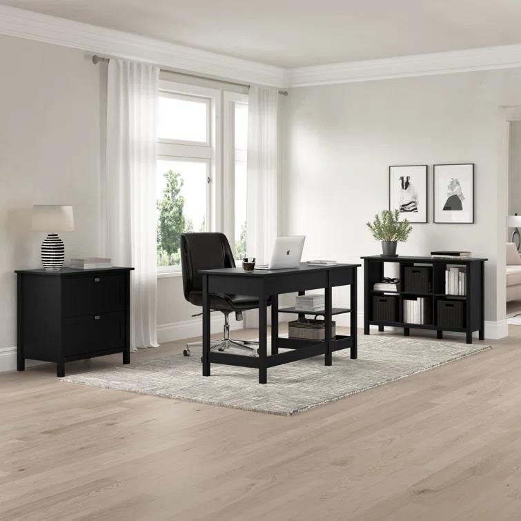 Lark Manor™ Aliyat 54W Computer Desk with Drawers and Desktop Organizer