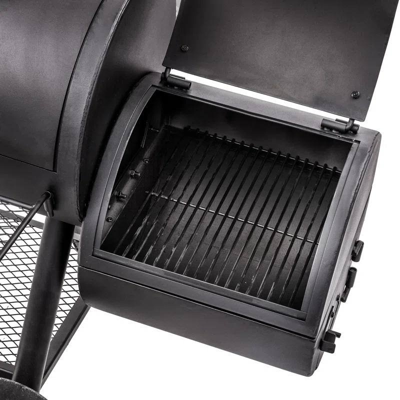 Oklahoma Joe's Oklahoma Joe's 1060 sq. in. Longhorn Reverse Flow Offset Smoker, Black
