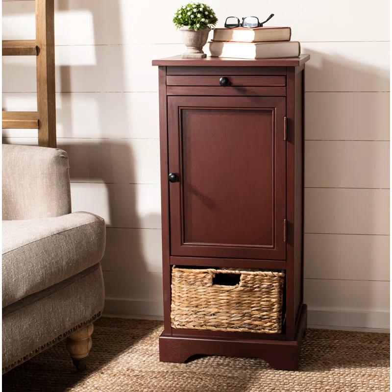 Winston Porter Solid Wood Accent Cabinet