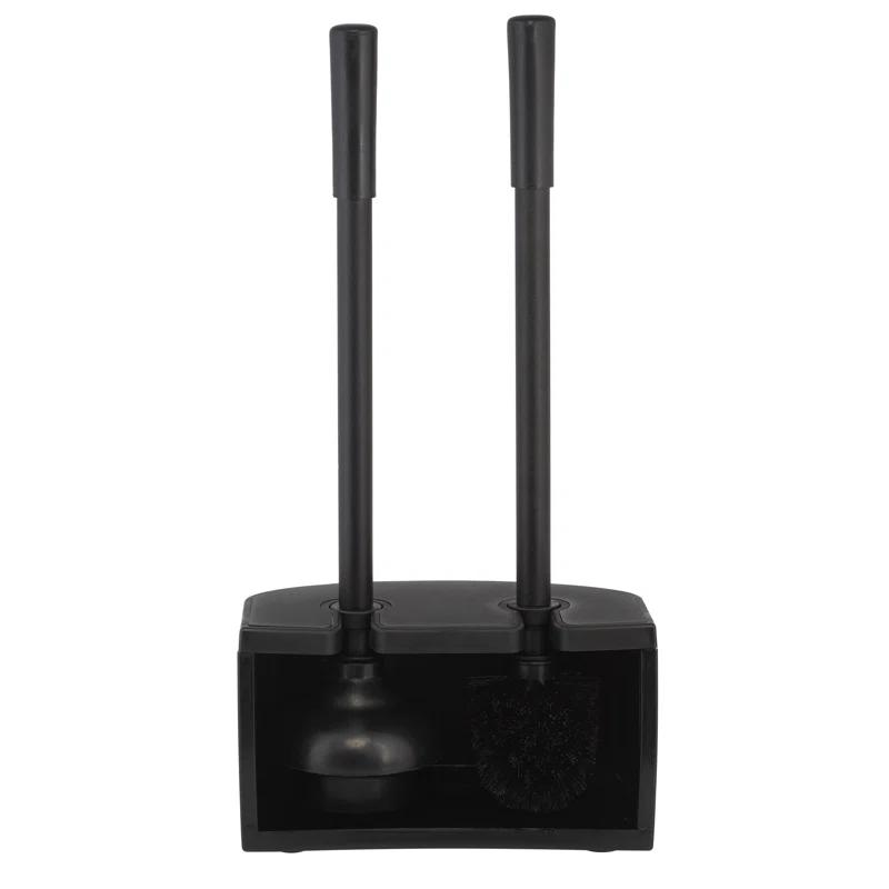 Bath Bliss Bath Bliss 2-In-1 Toilet Brush And Plunger Set In Metal