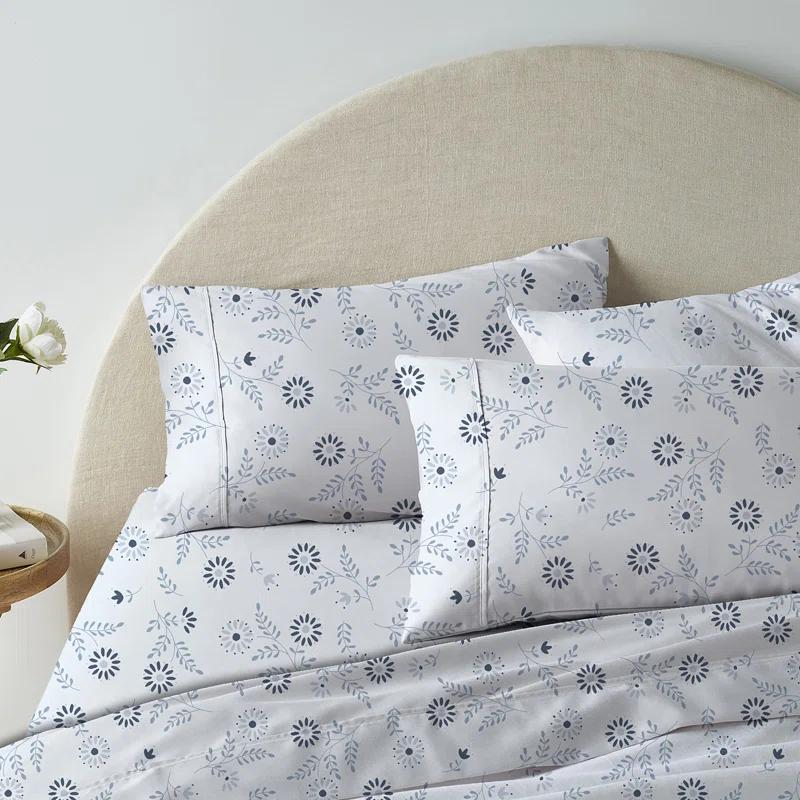 Color Sense Brushed Cotton Blend Lightweight Sheet Set