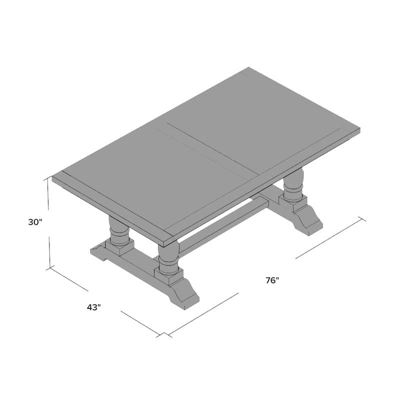 Raleigh 76'' Dining Table