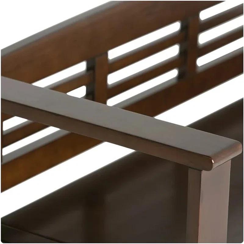 Simpli Home Adams 48"W Solid Wood Contemporary Entryway Storage Bench with Lift-Top Lid and Dual Compartments & Reviews | Wayfair