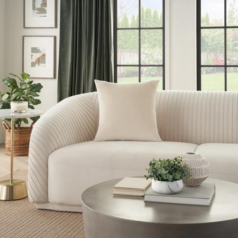 Mina Victory Cotton Throw Pillow Cover & Insert