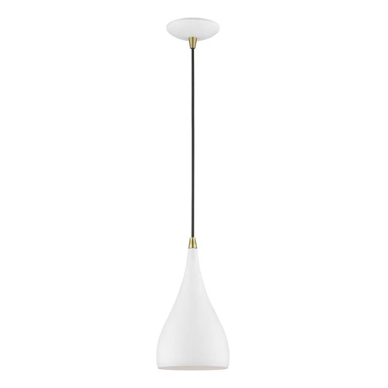 Schultz Single Light Metal Dimmable Pendant