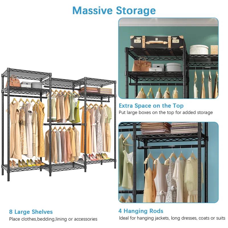 VIPEK 69.9'' Solid Clothing Rack