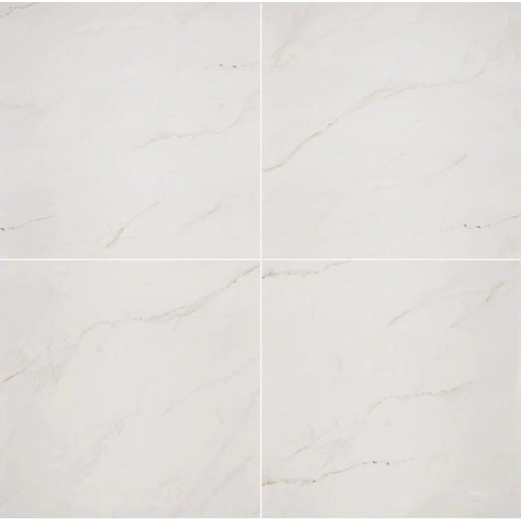 Aria 24" x 24" Stone Look Polished Porcelain Wall & Floor Tile