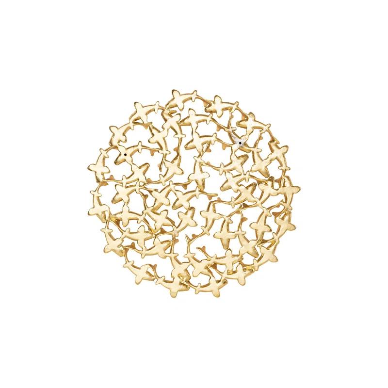 Phillips Collection Koi Wall Art, Gold Leaf