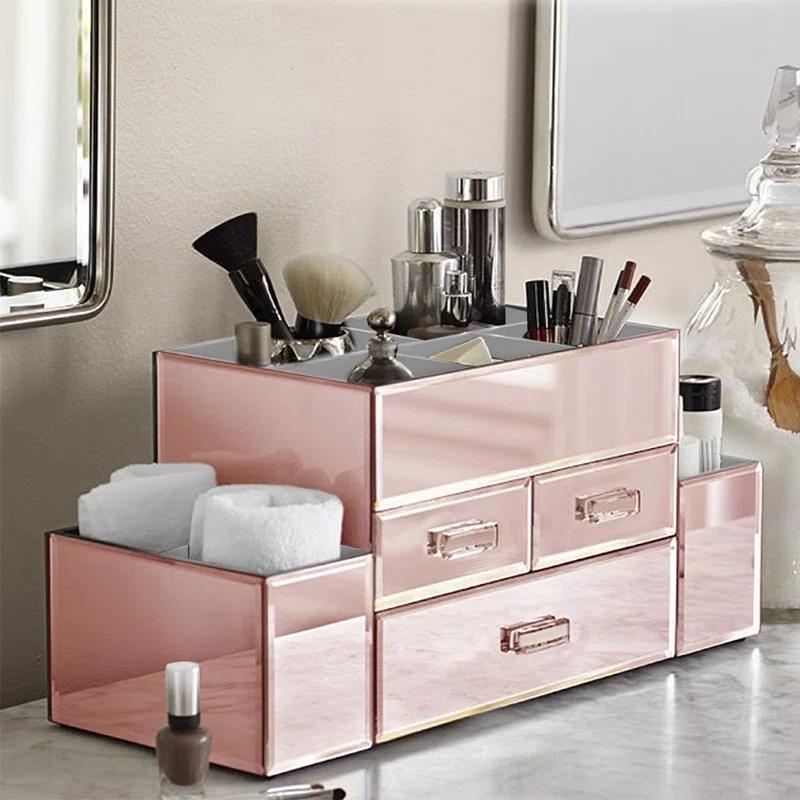 Rebrilliant Morrell Wood Makeup Organizer