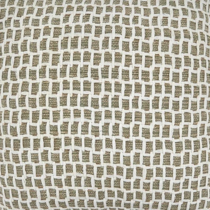 Saro Gina Collection Appliqued Cotton Pillow Cover