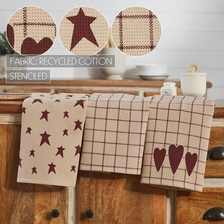 Foundry Select Laga Plaid Tea Towel Kitchen Towel (Set of 3)