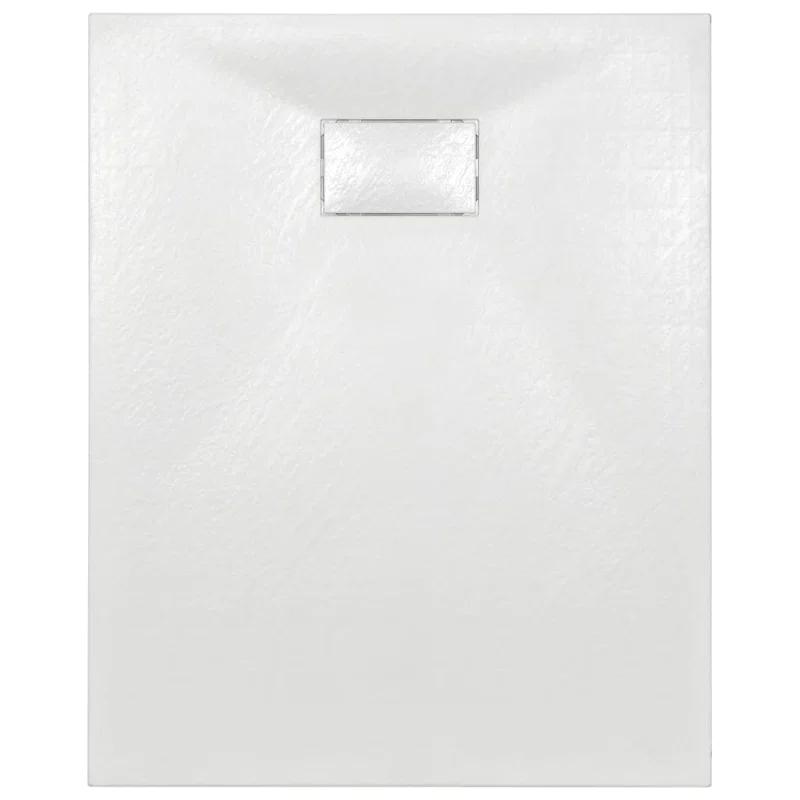 VidaXL Shower Base Pan with Center Drain Shower Tray Bath Pan SMC Rectangular