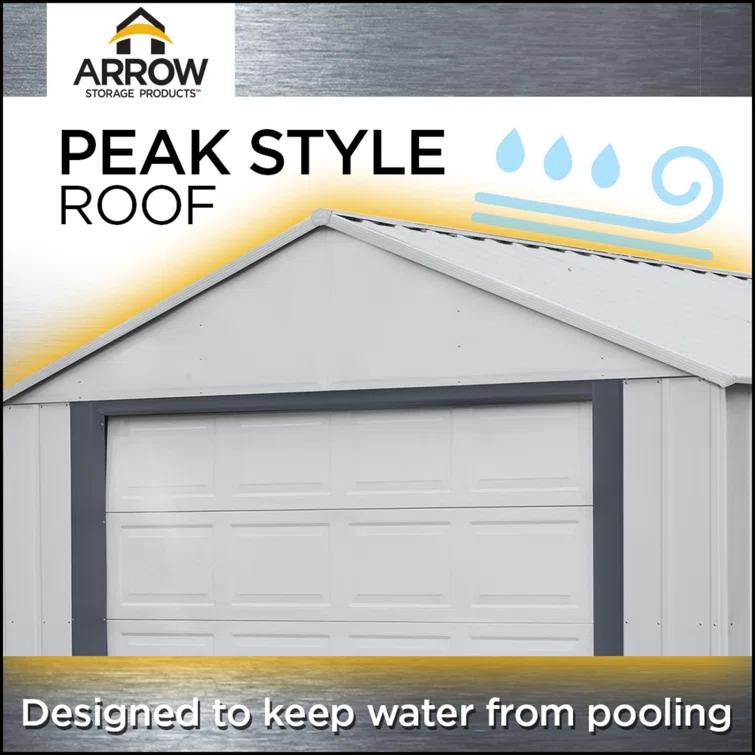 Arrow Murryhill 12 ft. W x 17 ft. D Metal Storage Shed