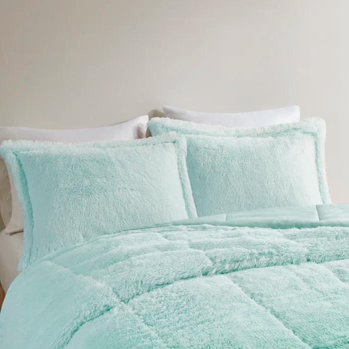 Intelligent Design Brielle Malea Shaggy Faux Fur Comforter Mini Set