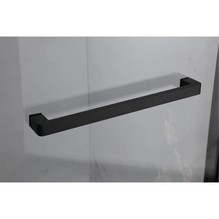 BVNECXP Frameless Sliding Glass Shower Doors 60" Width X 76"Height With 3/8"(10Mm) Clear Tempered Glass YY3CHO-W1675S00002