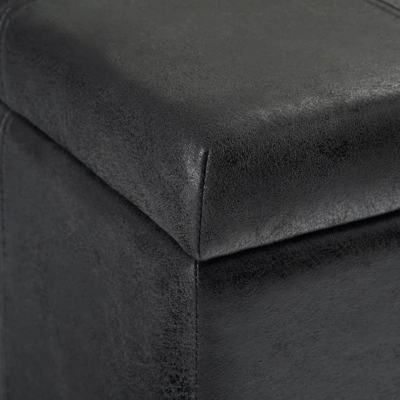 Simpli Home Dover Storage Ottoman Bench,Assembled