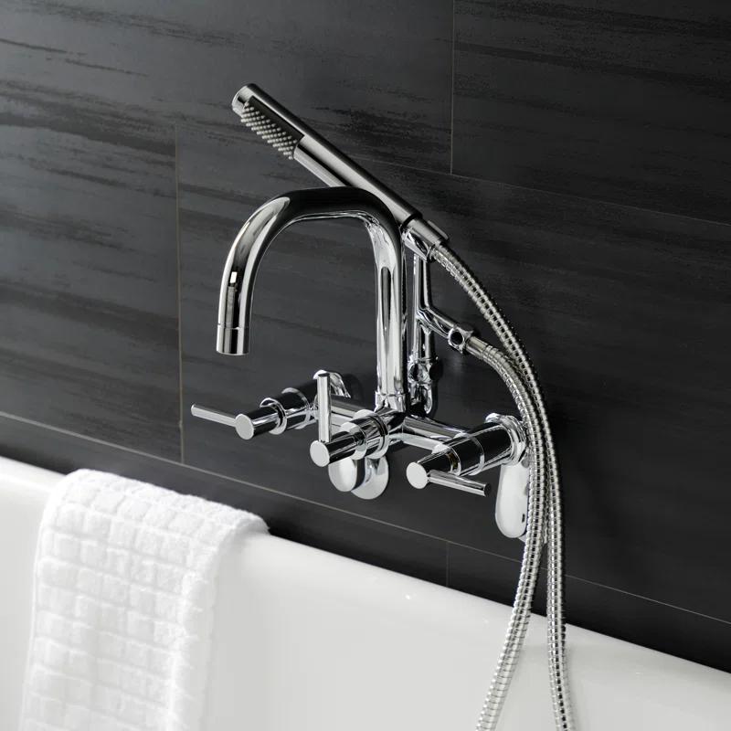 Kingston Brass Kingston Brass Concord Wall Mount Clawfoot Tub Faucet AE8451DX