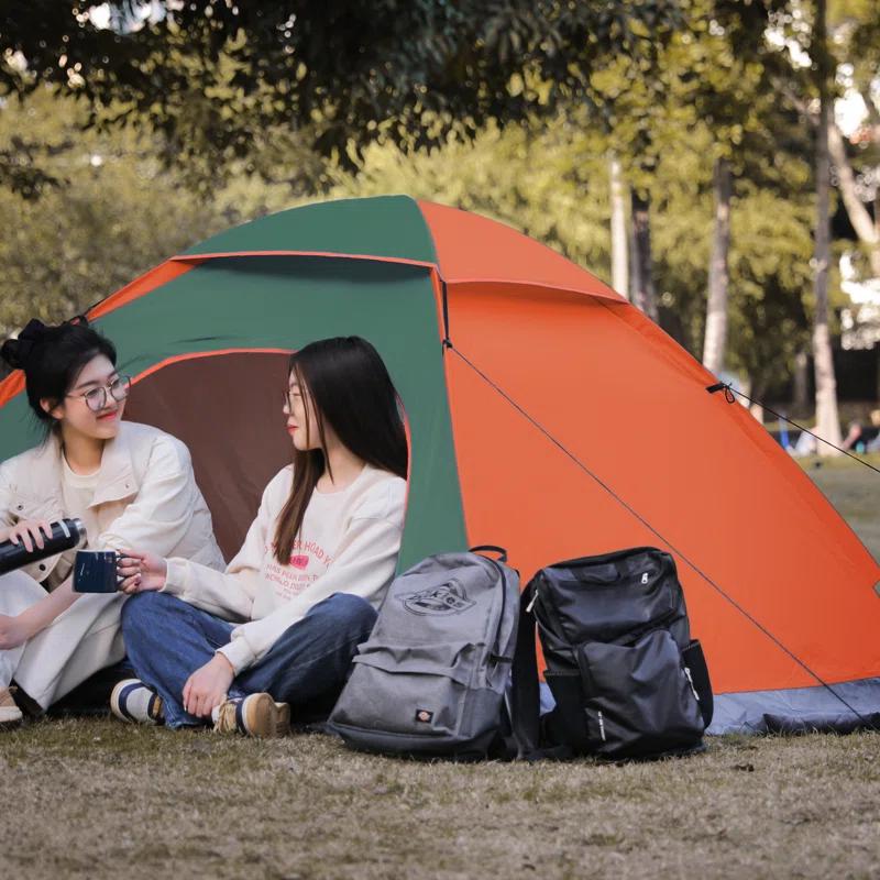 MoNiBloom 2 Person Instant Automatic Pop Up Camping Tent Waterproof Dome Tent with Rain Fly for Outdoor Hiking