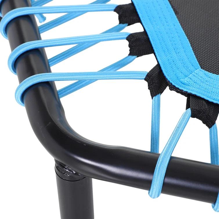 Soozier Soozier 4' Foldable Hexagon Indoor Fitness Trampoline with Handlebar