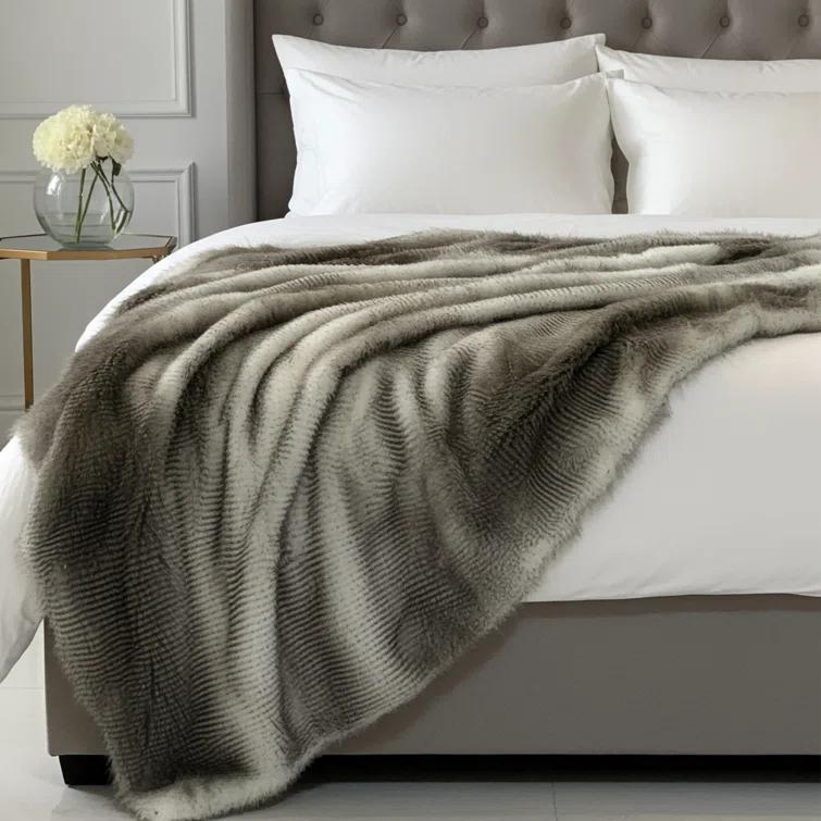 Plutus Brands Alaskan Hawk Handmade Throw Blanket