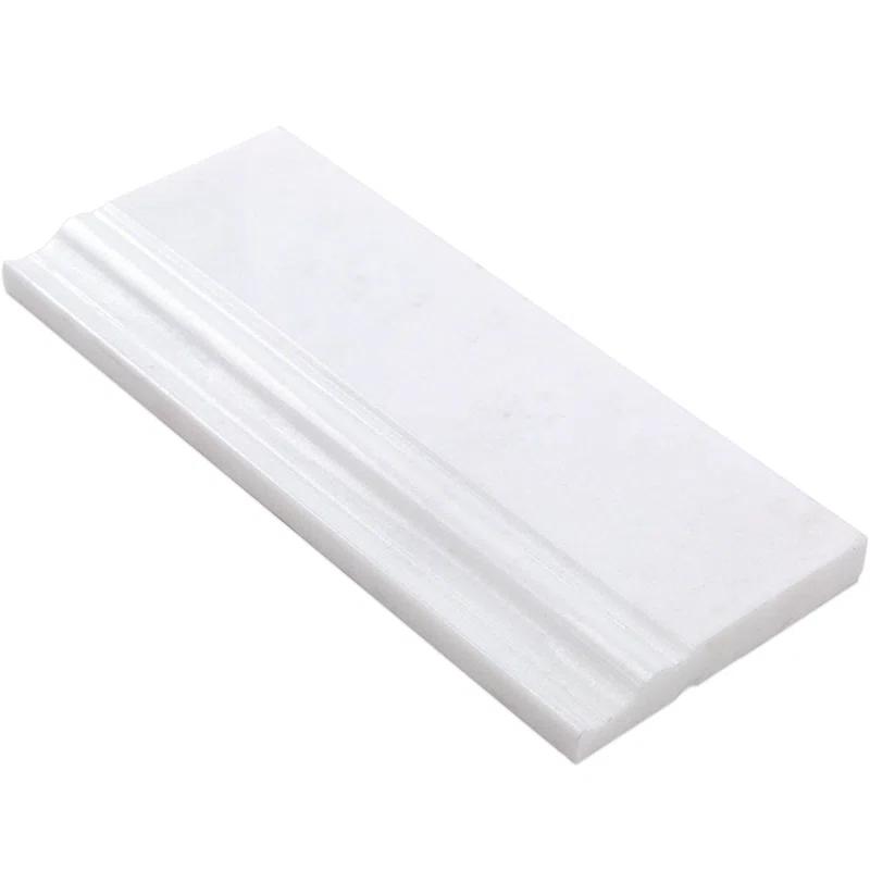 Bond Tile 12'' L x 4.75'' W Marble Tile Trim