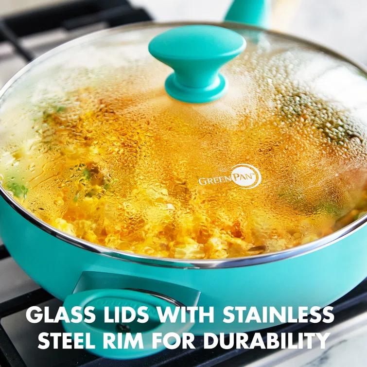 GreenPan GreenPan Rio Healthy Ceramic Nonstick 5Qt Saute Pan with Lid
