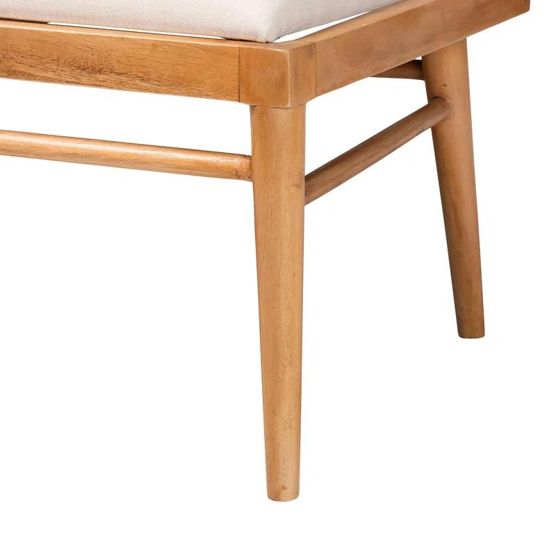 Highland Dunes Aafrin Bali & Pari Denver Modern Bohemian Natural Seagrass And Acacia Wood 3-Piece Dining Nook Set