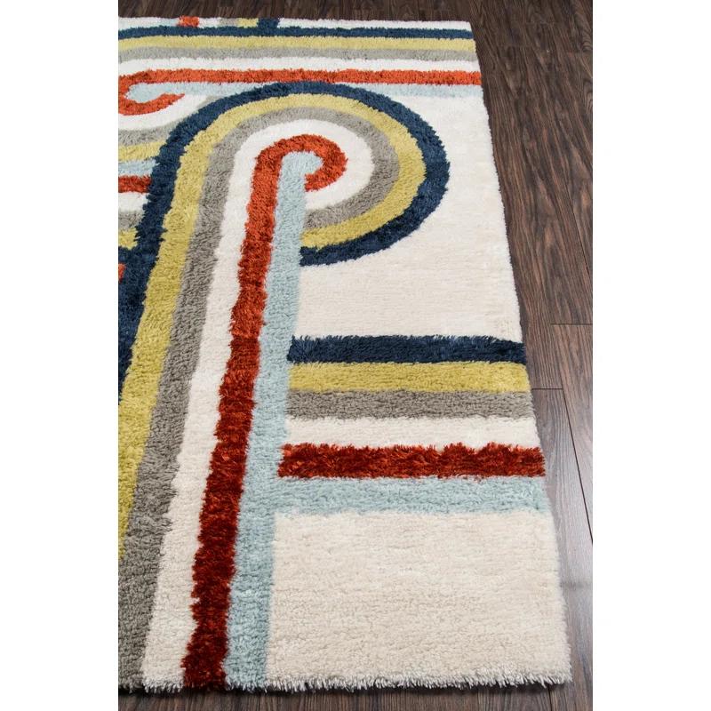 Hand Tufted Geometric Rug