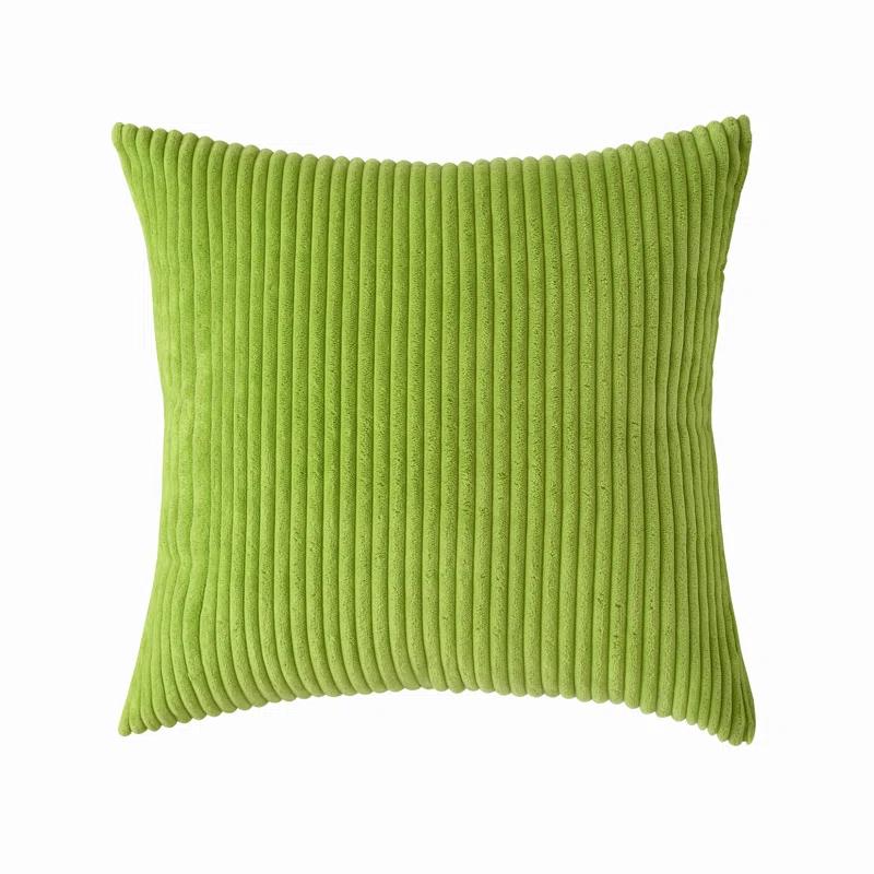 LALA & WONZ Corduroy Striped Throw Pillow Covers (Set of 2)