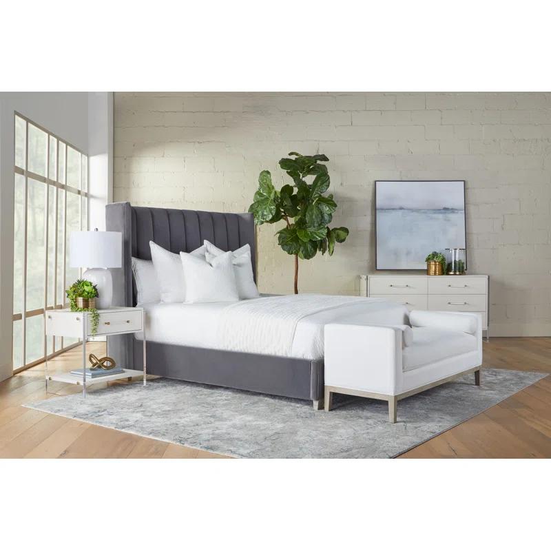Everly Quinn Taiyab Upholstered Platform Bed
