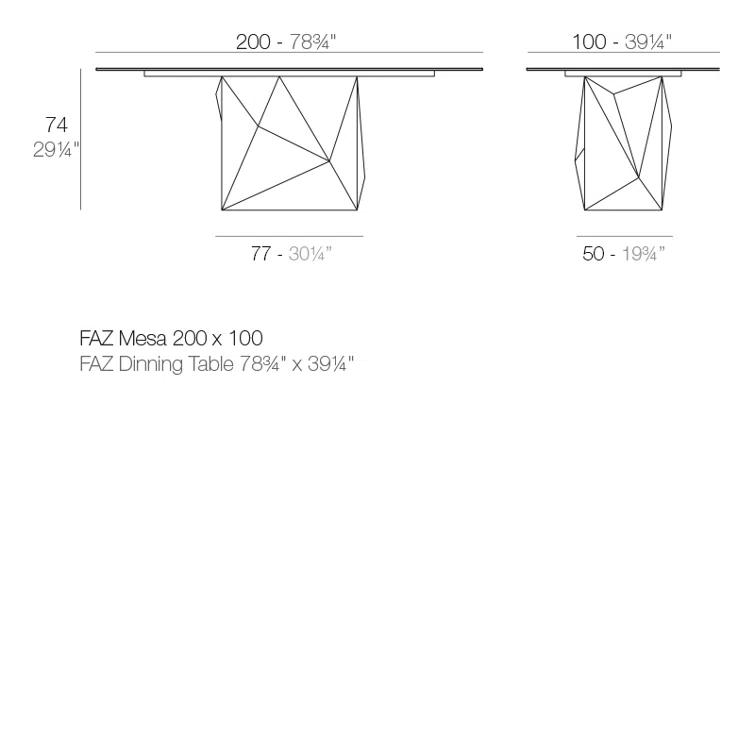 Vondom Faz Plastic Dining Table
