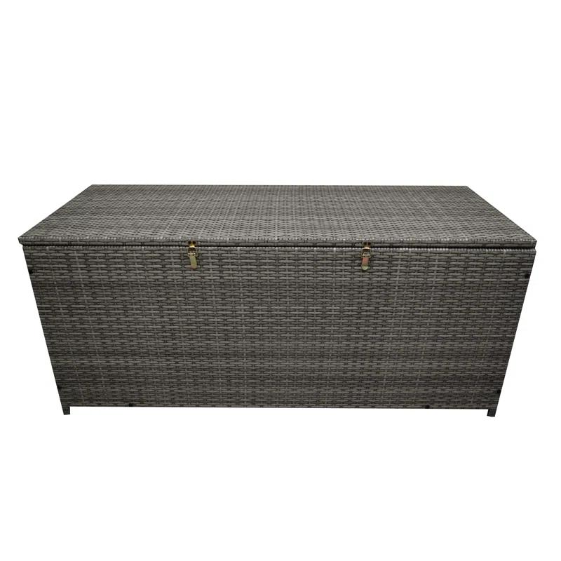 Oakland Living Oakland Living 53'' W 113 Gallons Water Resistant Wicker Deck Box