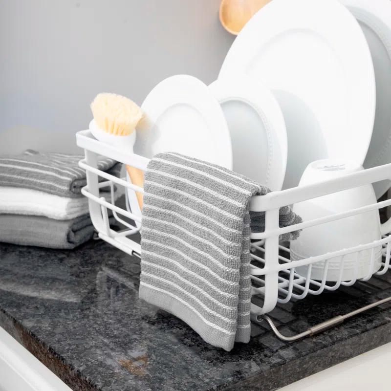 RITZ Cotton Stripe Tea Towel Kitchen Towel (Set of 4)