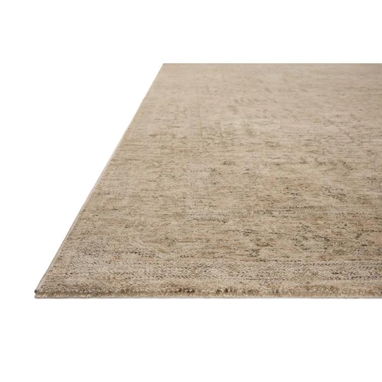 Junie II Rug Magnolia Home by Joanna Gaines x Loloi - Oatmeal and Smoke / 7'10" x 10'2"