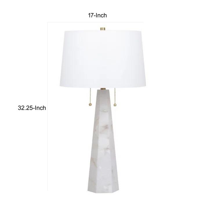 Benjara Resin Table Lamp