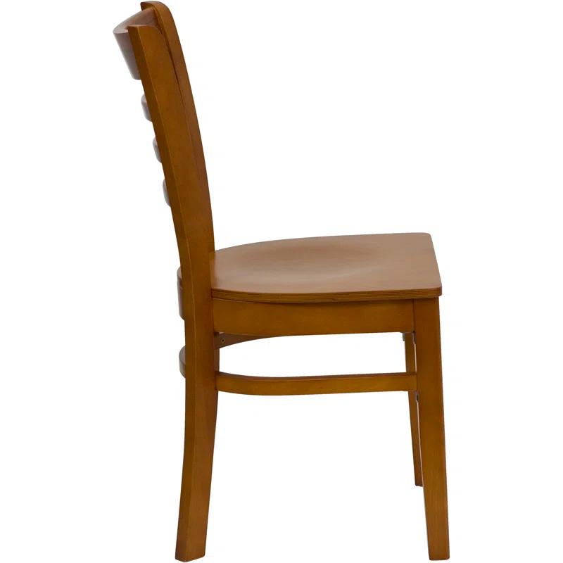 Red Barrel Studio® Ladder Back Wooden Restaurant Chair