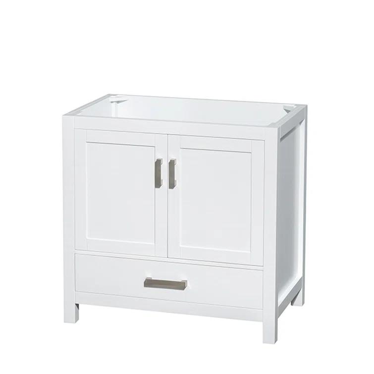 Wyndham Collection Sheffield 35" Freestanding Single Vanity Base Only