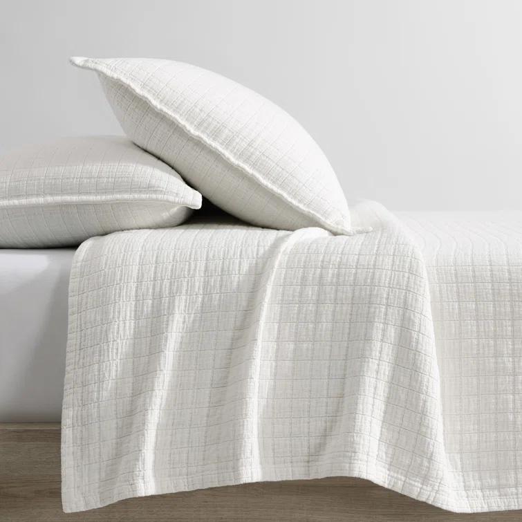 Calvin Klein Calvin Klein Essential Garment Washed Solid Cotton Sham Set (Set of 2)