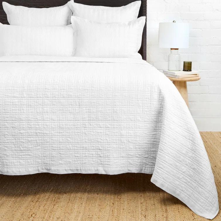 Vancouver Cotton Coverlet by Pom Pom at Home - Cream / King