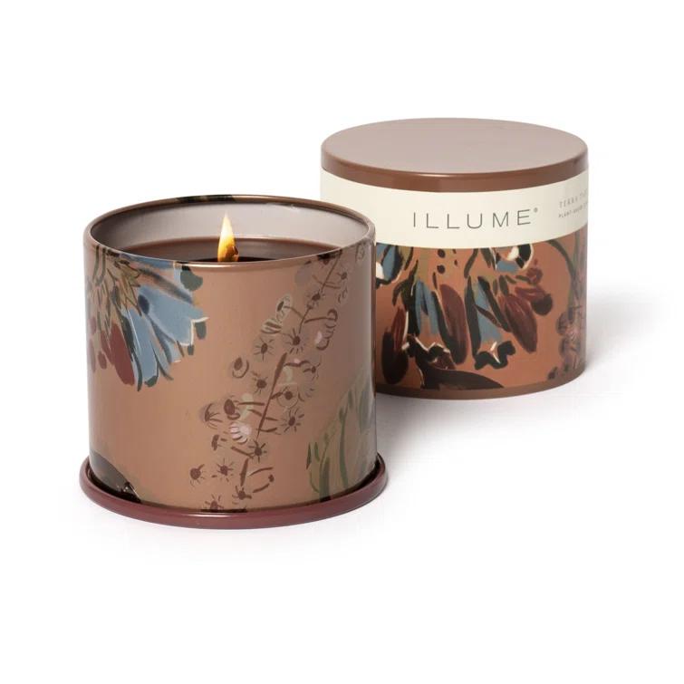 ILLUME Beautifully Done Essentials Terra Tabac Statement Glass Scented Candle