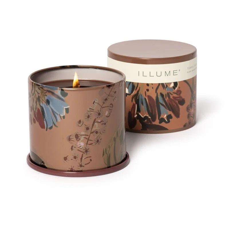 ILLUME Beautifully Done Essentials Terra Tabac Statement Glass Scented Candle