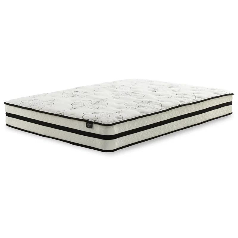 Signature Design By Ashley Chime 10 Inch Hybrid Twin Mattress In A Box White & Reviews | Wayfair
