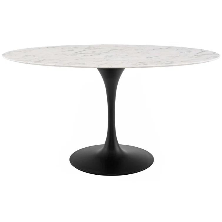 Modway Modway Lippa Oval Artificial Marble Dining Table