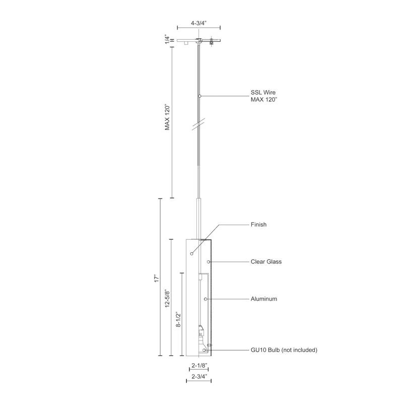 Kuzco Lighting Jarvis 1 - Light Single Pendant