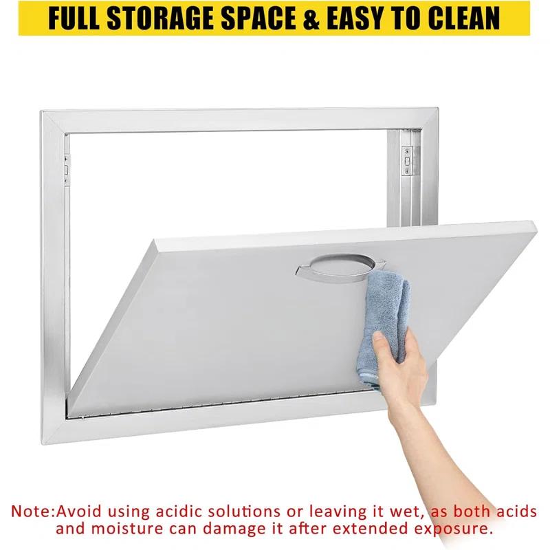 babevy Weatherproof Outdoor Cabinets - Durable Stainless Steel