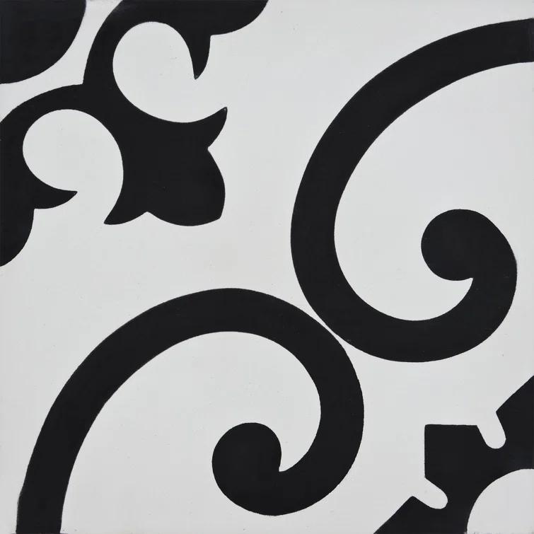 Moroccan Mosaic Orika 8" x 8" Cement Patterned Wall & Floor Tile